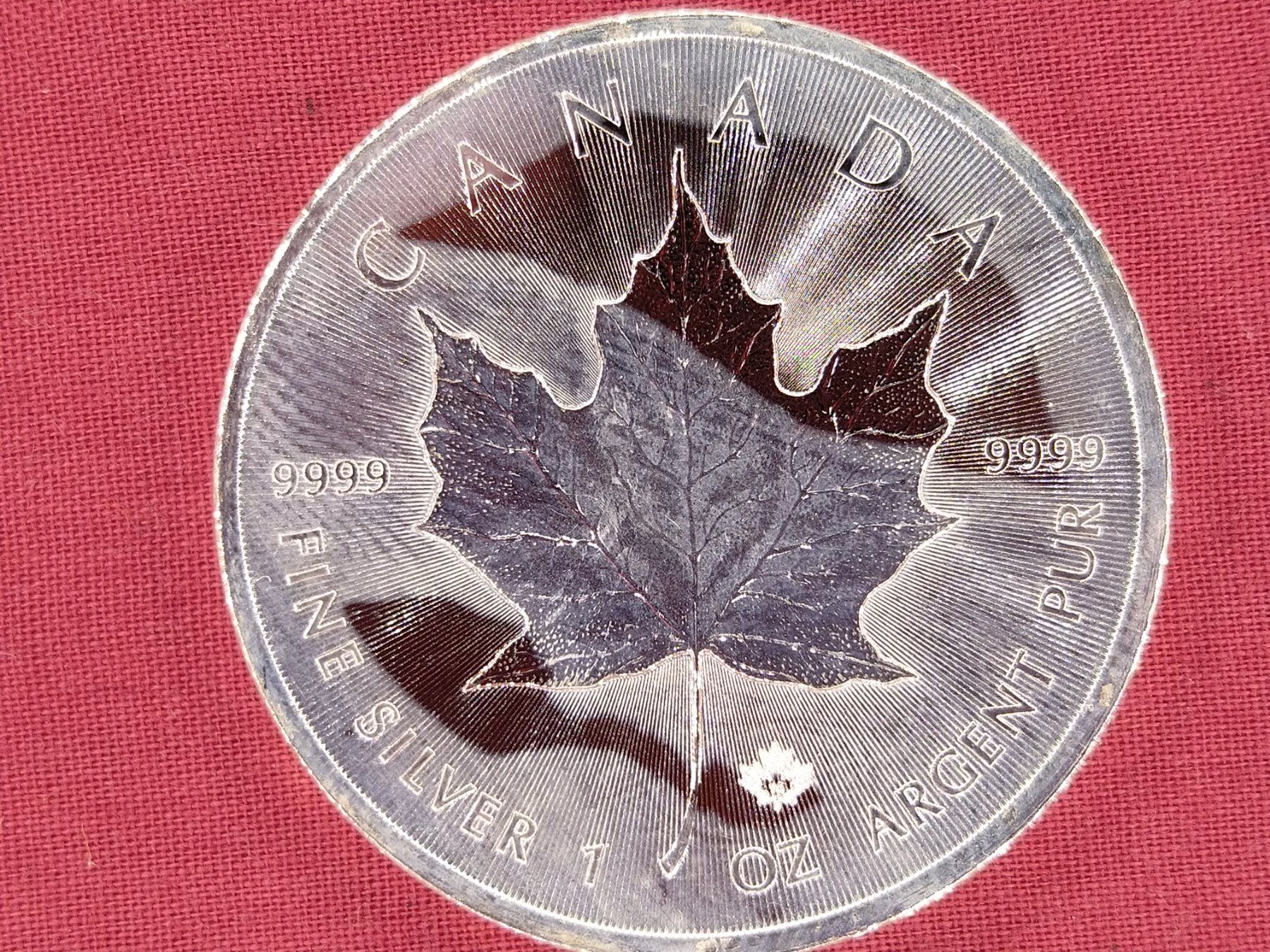 Toutes les monnaies: Silber Maple Leaf 1 oz - 2015 – D'occasion à Dättlikon par Quarz58