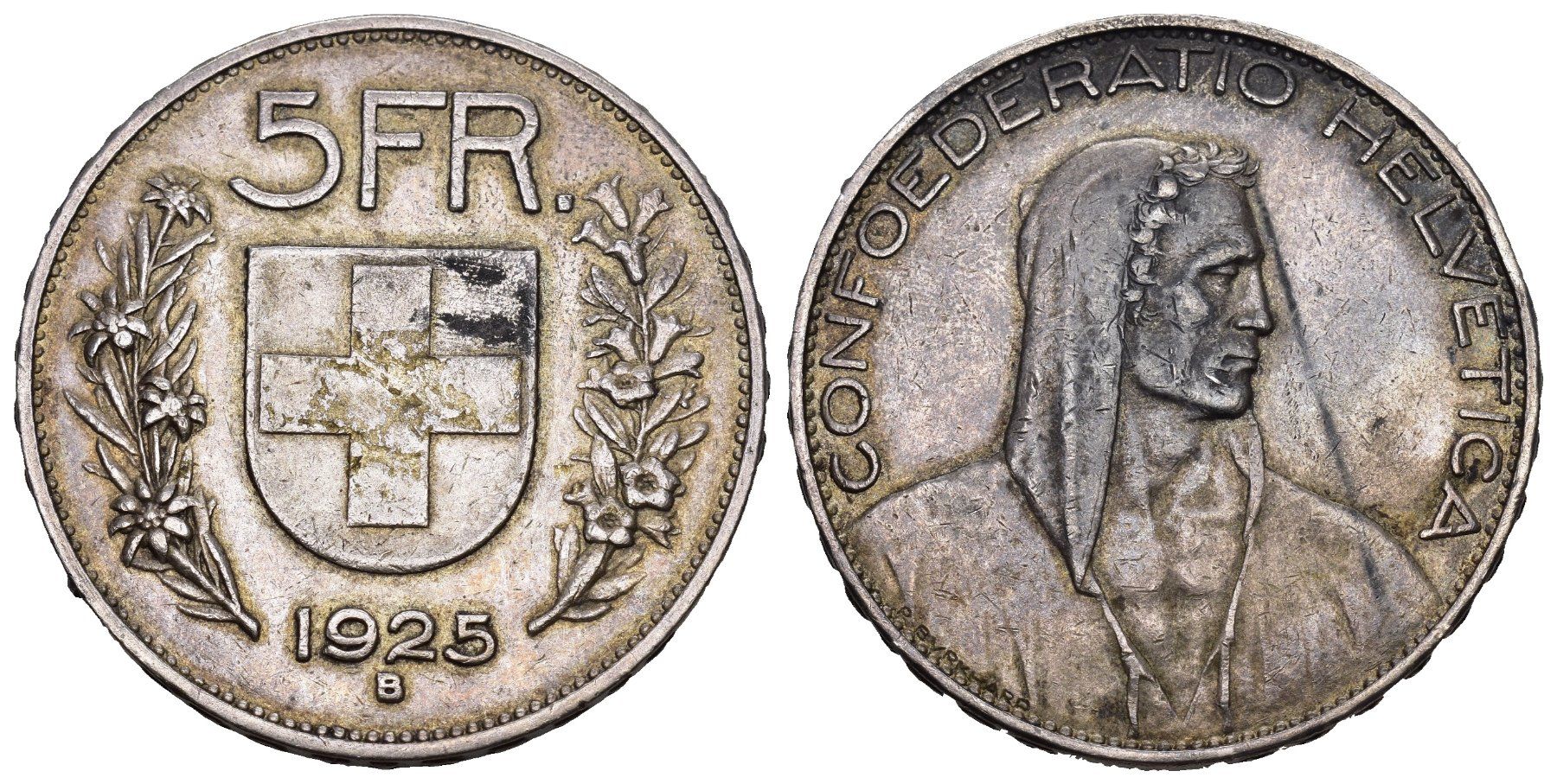 Alle Münzen: Schweiz 1925 – Gebraucht aus Bern von numismatictops