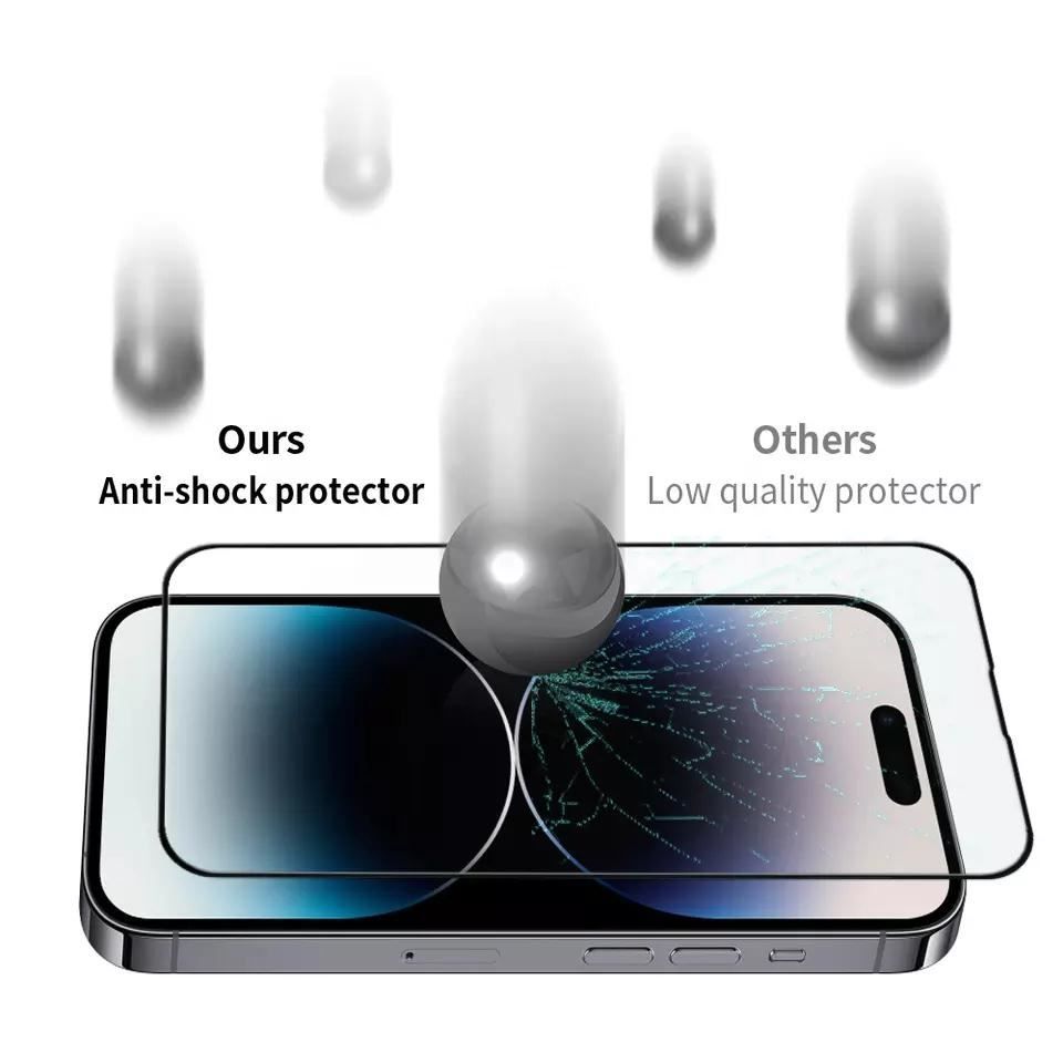 Covers & Schutzfolien: 3D Panzerglas iPhone 14 Pro Max – Neu und originalverpackt aus Zürich von Store-247 4