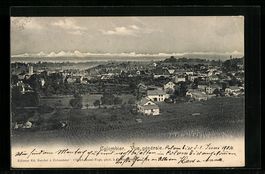 AK Colombier, Vue générale, 1904
