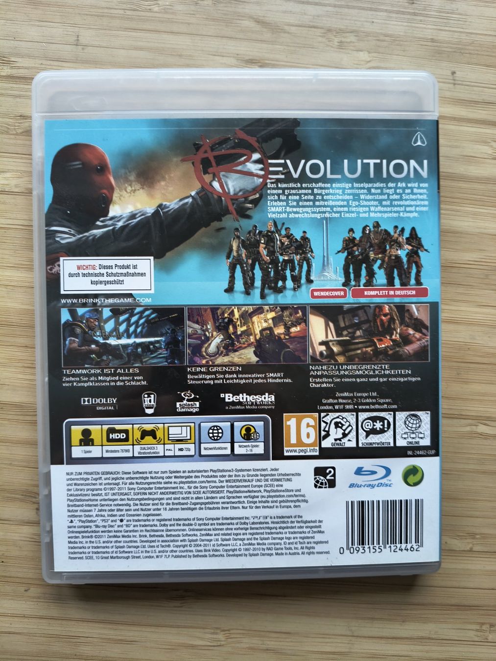 Giochi: Brink (PS 3) – Usato da Riedholz venduto da ste_96cd 1