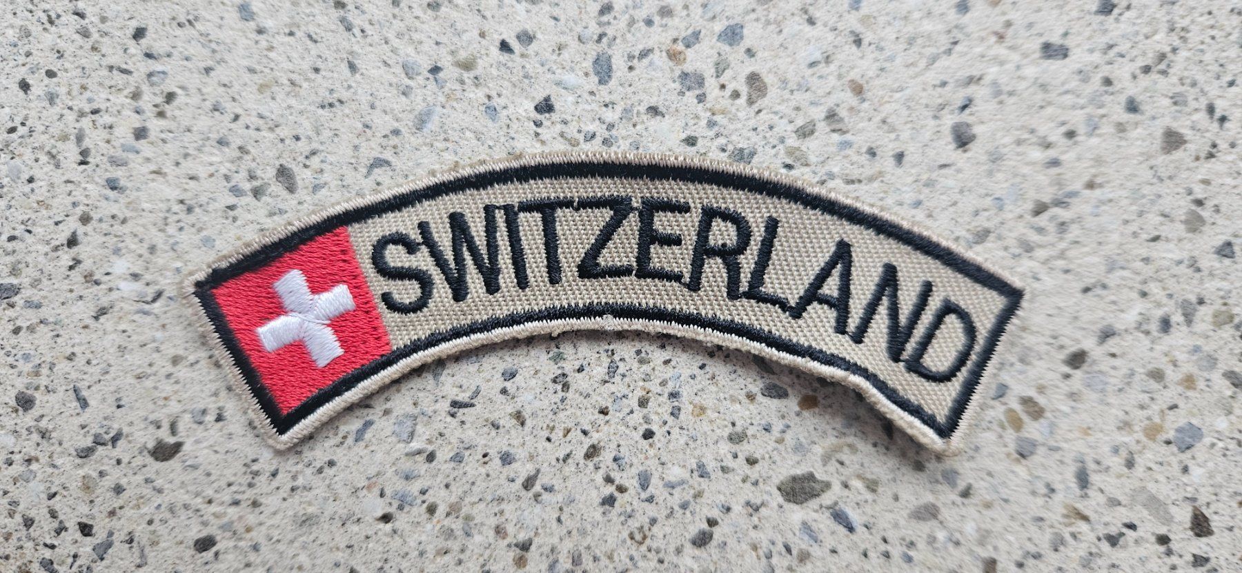 Schweizer Armee Placchette & Badge: *** Bogen Switzerland *** – Nuovo e nell'imballaggio originale da Riedholz venduto da fr_sIruP