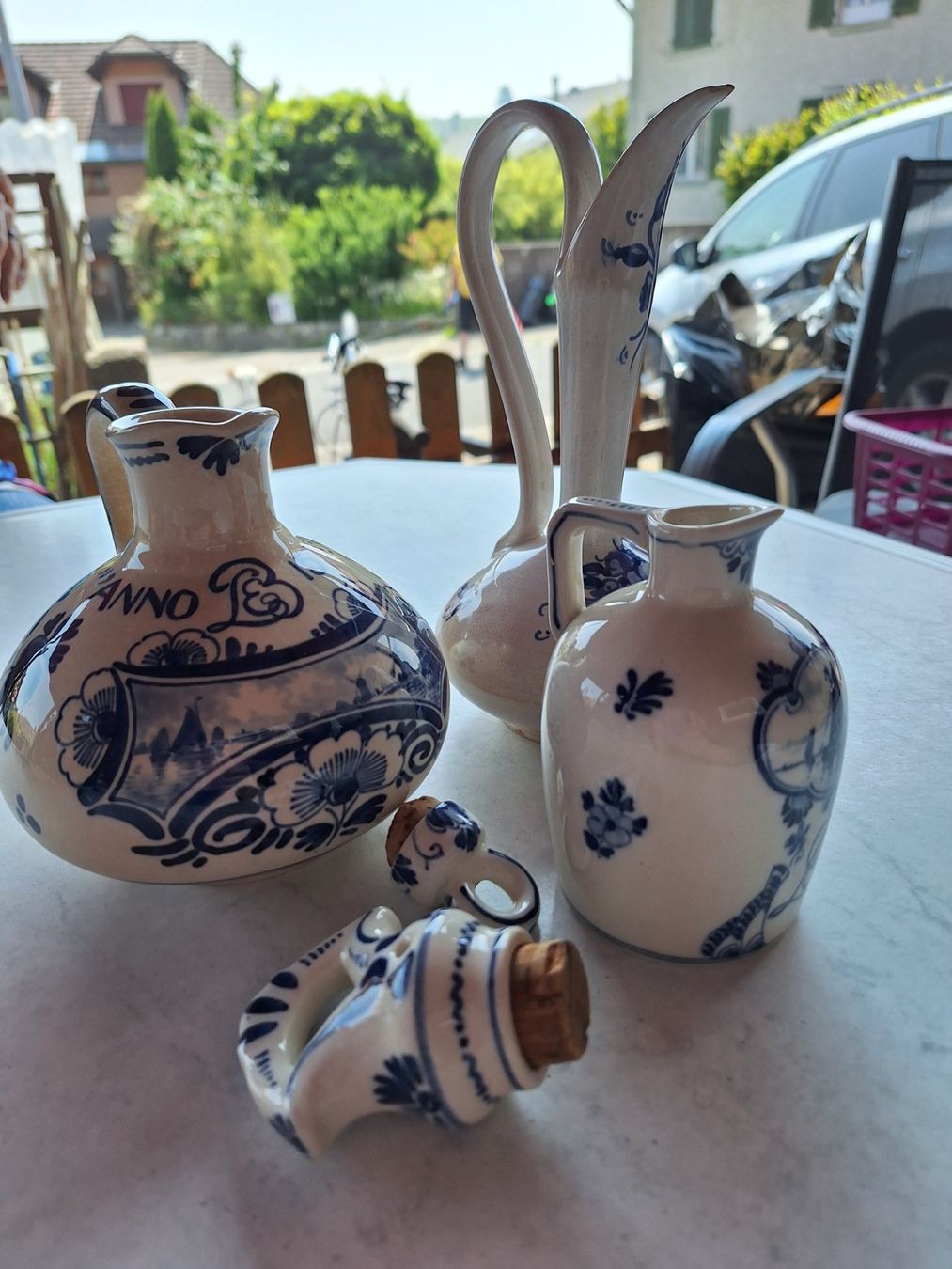 Vasen & Gefässe: 2 STK DELFT PORZELLAN – Gebraucht aus Huttwil von Kunterbuntli