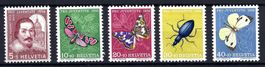 Pro Juventute Satz 1956 Katalog-Nr. J163-J167 postfrisch **