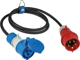 As - Schwabe Camping Schutzkontaktsteckerstecker Adapterleit