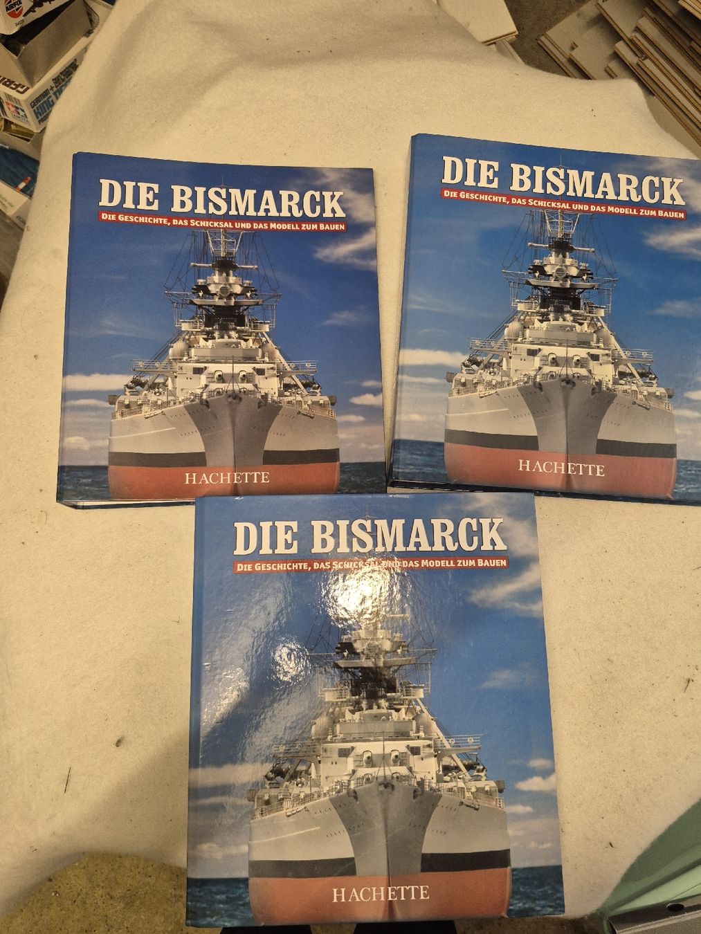 Bücher: Bücher "Die Bismarck" Hachette Modellbau Geschichte  – Gebraucht aus Wald ZH von recher67 4