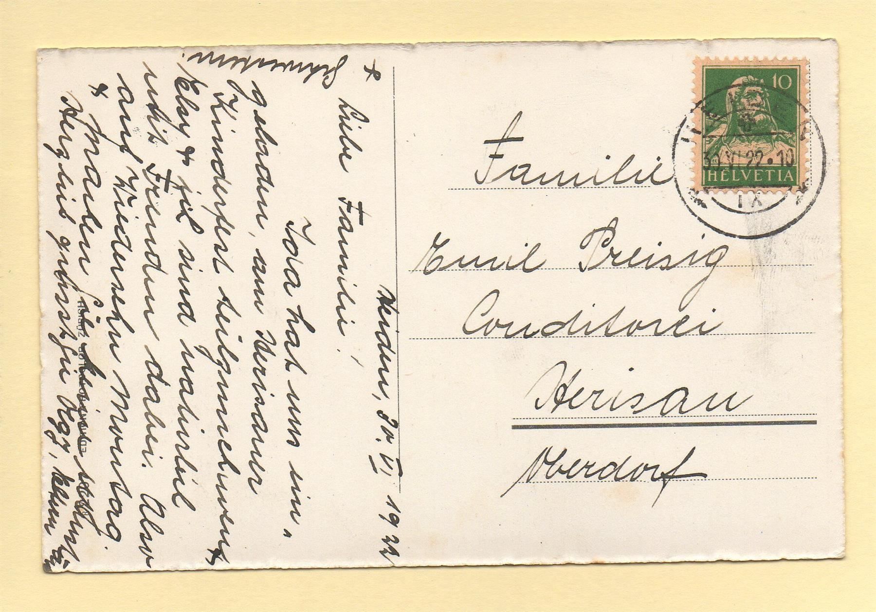 Cartoline postali: HEIDEN mit Bodensee – Usato da Jona venduto da philajona 1