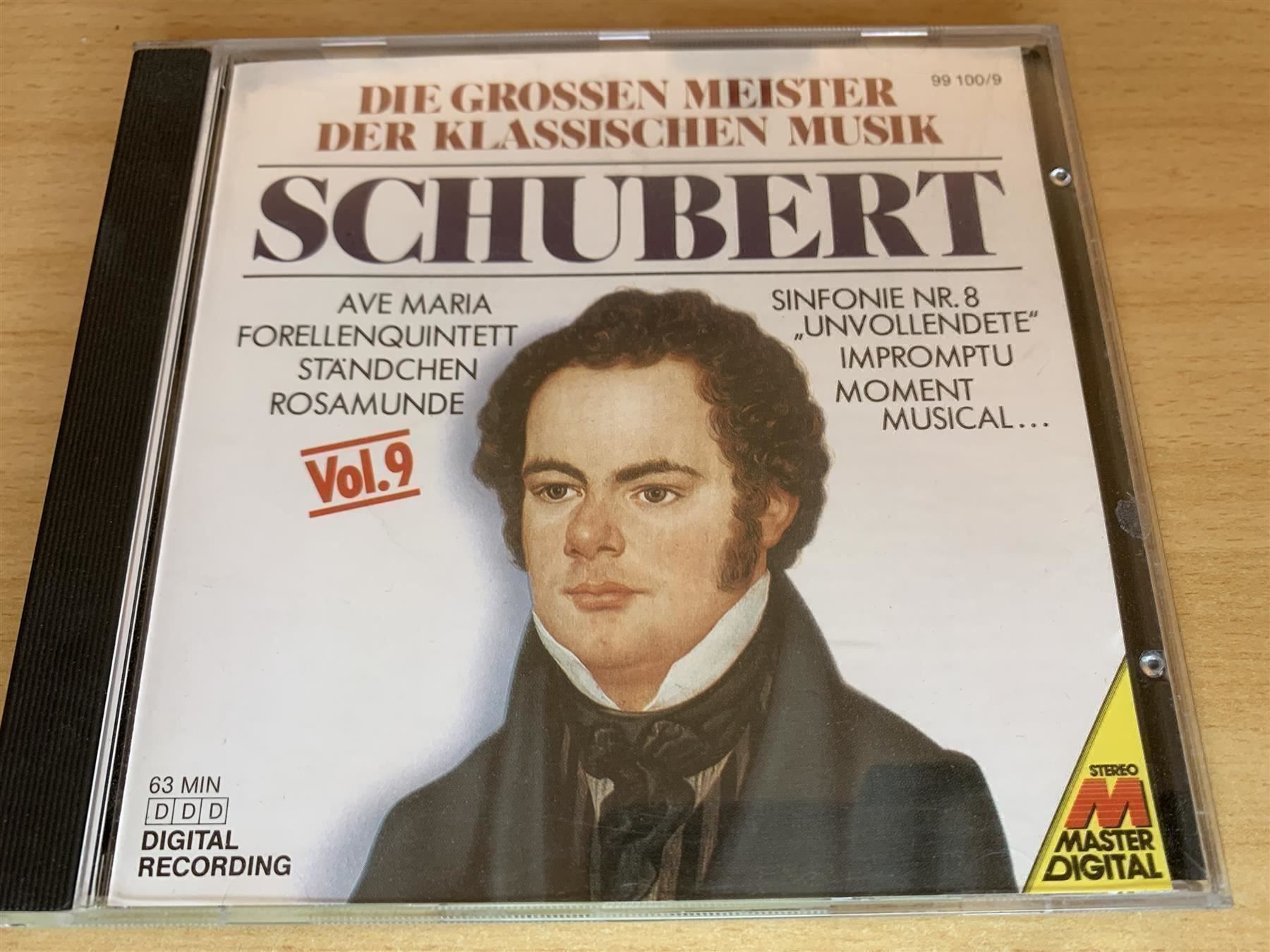 CD: Die Grossen Meister - Vol. 9: Schubert – Usato da Rikon im Tösstal venduto da Alpenmutz