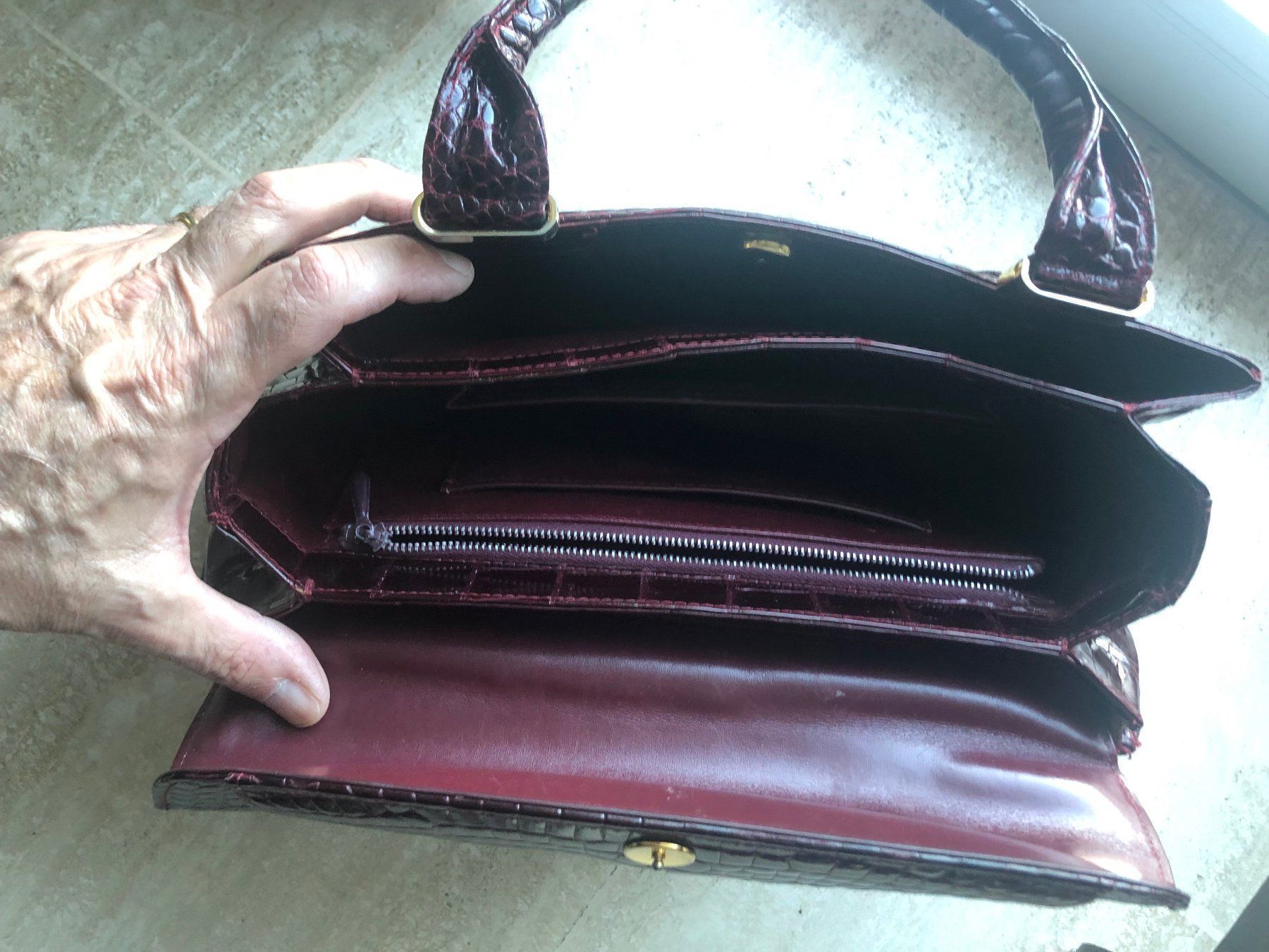 Sacs femmes: BORSA DONNA VINTAGE COCCODRILLO – D'occasion à Davesco-Soragno par cap_67b9 1