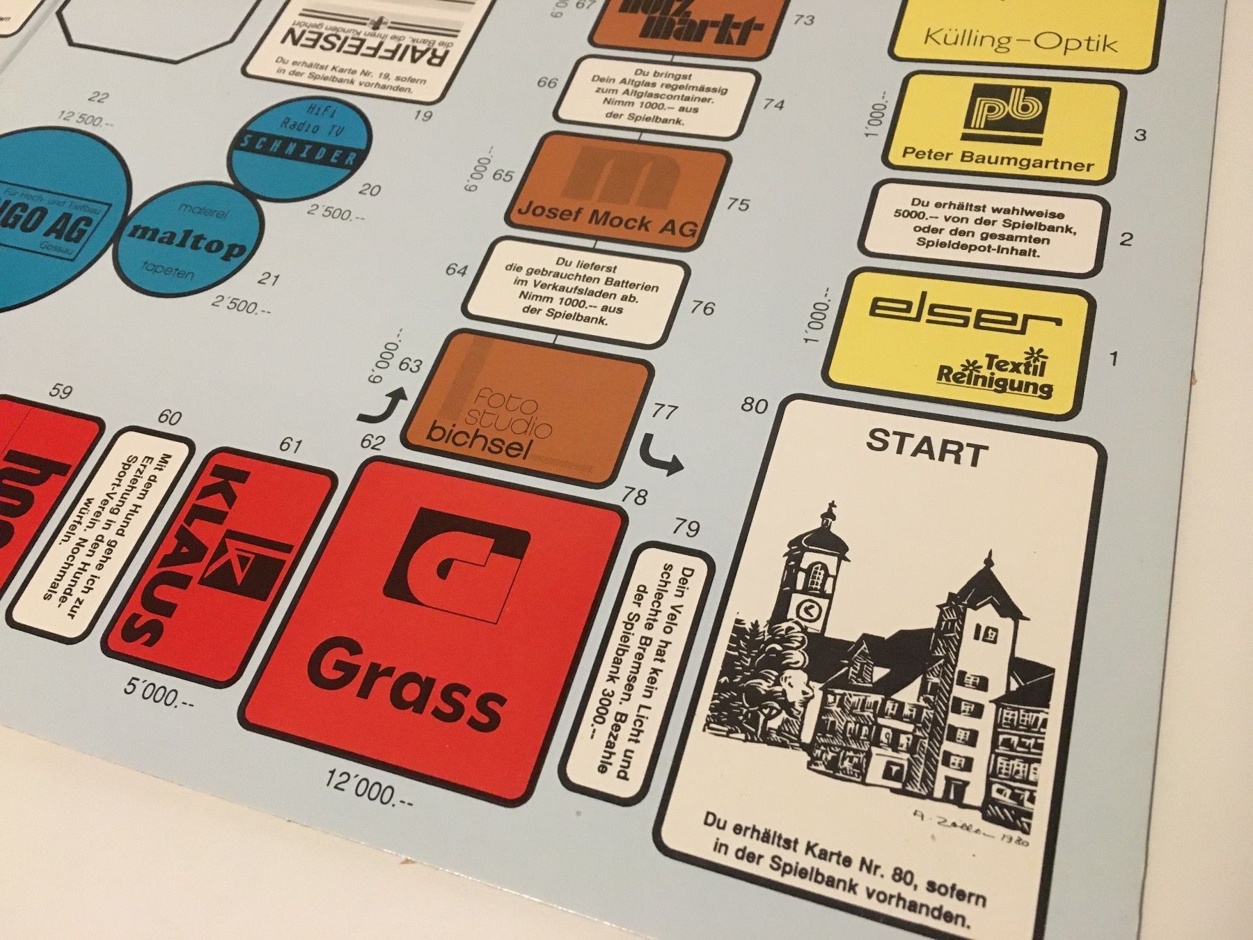 Spiele: Gossauer - Spiel - Copyright by Werbeagentur Engeli, Horn – Gebraucht aus Andwil SG von Rainboli 5