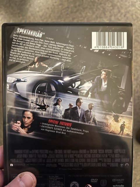 Tutti i DVDs: DVD Phantom Protokoll von Tom Cruise – Usato da Nottwil venduto da Frontal 1