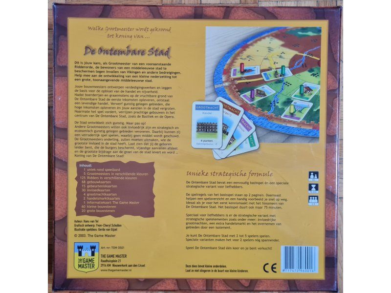 Spiele: Brettspiel "De Ontembare Stad" – Neu und originalverpackt aus Zürich von Desmond01 1