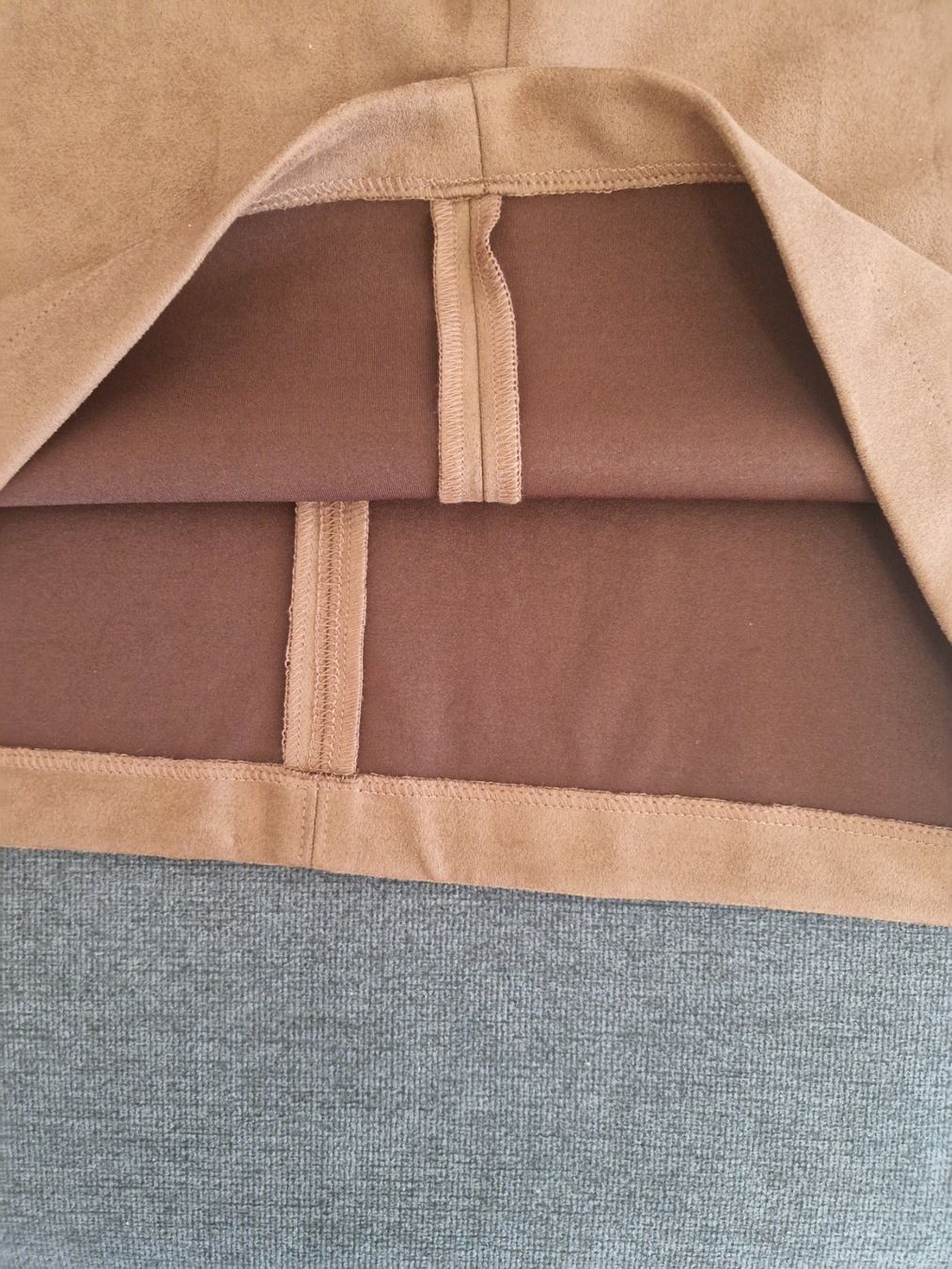 Gonne: Schicker Wildleder-Look Minirock, Gr. 38, Braun – Nuovo (secondo la descrizione) da Glattbrugg venduto da hap_8w8v 3