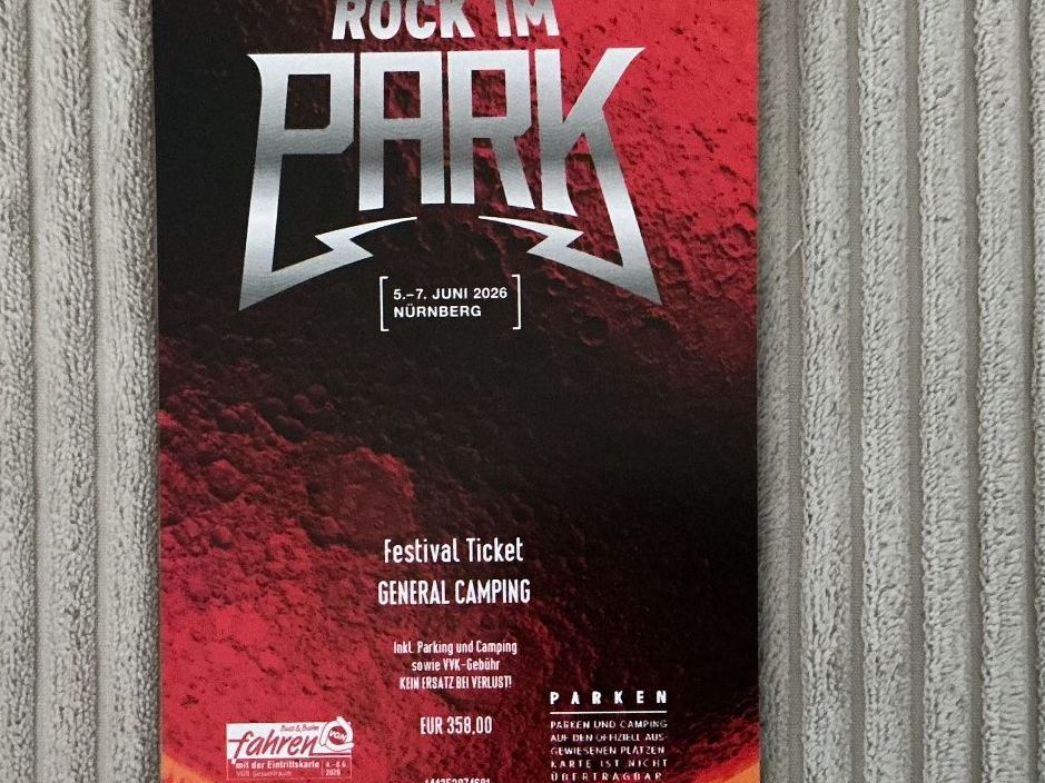 Tickets: Rock im Park – Neu (gemäss Beschreibung) aus Volketswil von Kerstin67