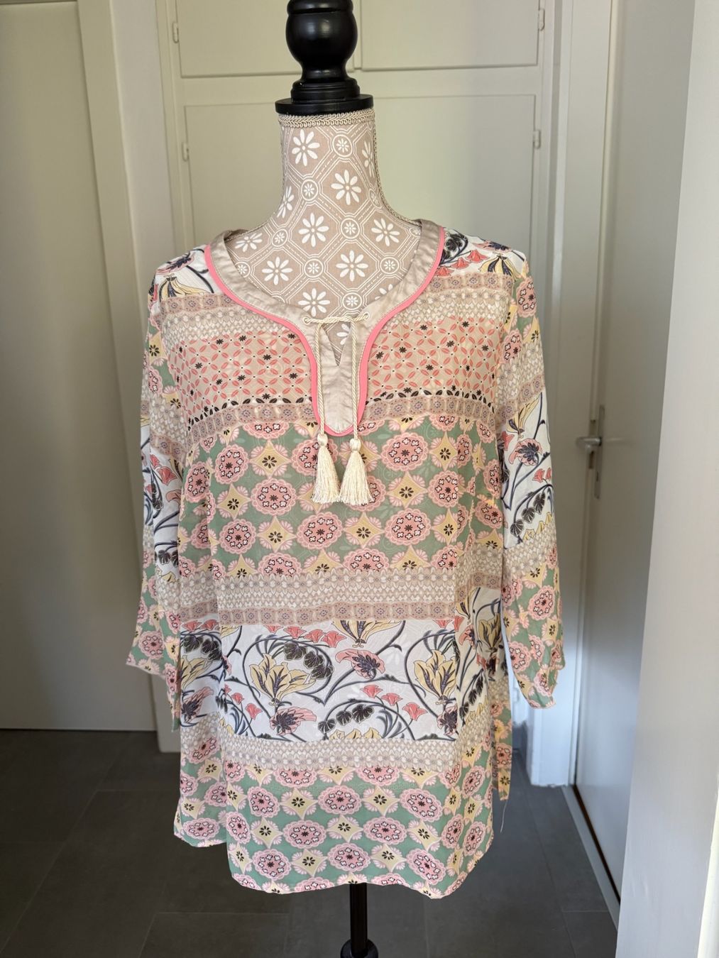 Camicette: Bianca - Blouse - L – Usato da Sion venduto da accroshoes