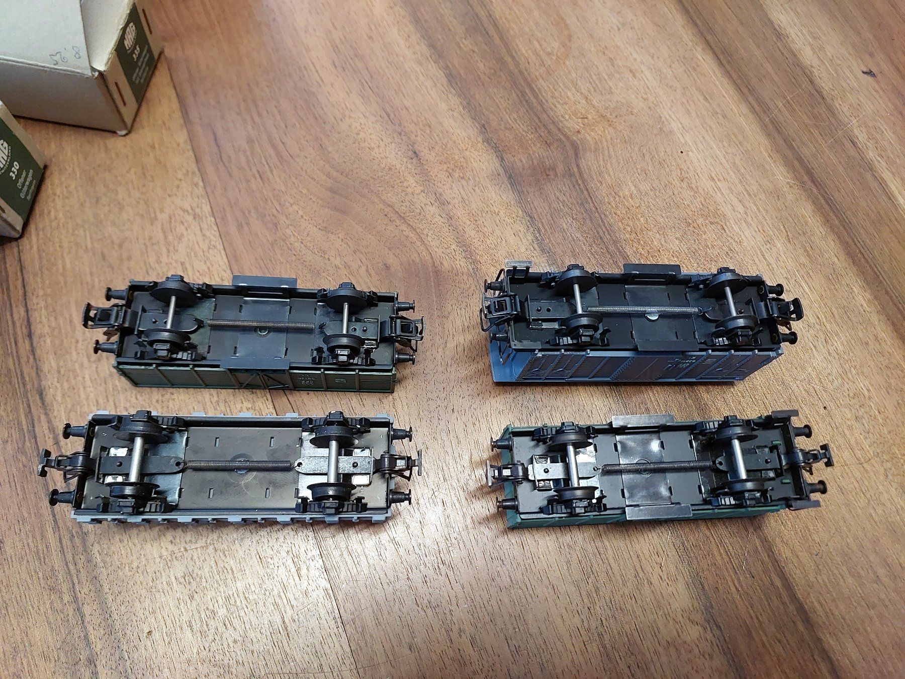 Hag Modellini di ferrovie: HAG - 4 SBB Güterwagen - H0 WS OVP – Usato da Schönenwerd venduto da Steidi 5