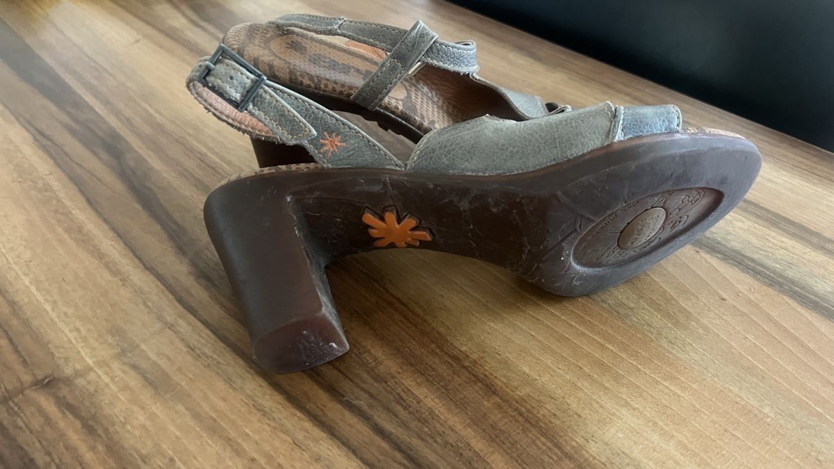 Art Scarpe da donna: Sandalen blau-grau 39 ART – Usato da Bad Zurzach venduto da Aquengel 2