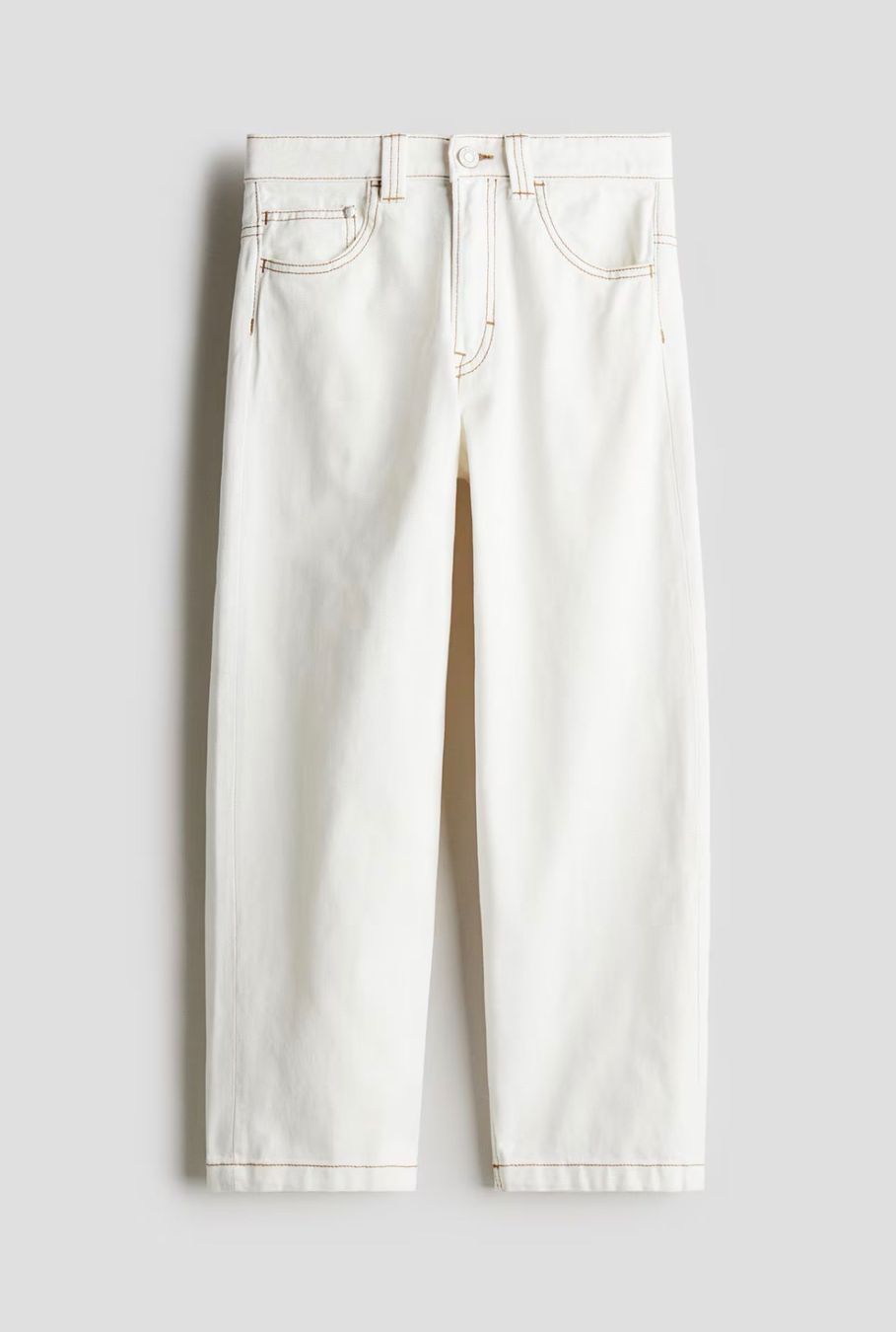 H&M Jeans: Weisse High-Waist Jeans – Usato da Winterthur venduto da TL123