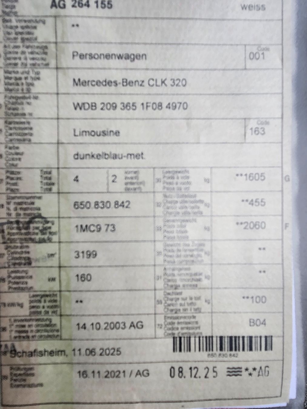 Mercedes-Benz Autos: CLK 320 ab MFK – Gebraucht aus Gwatt (Thun) von sam_lc6r 8
