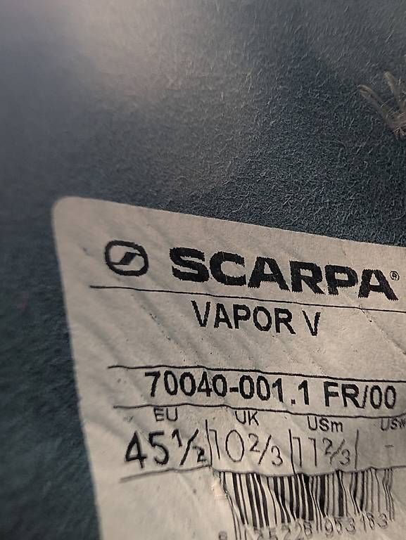 Scarpa Herrenschuhe: Scarpa Vapor V Gr. 45.5 Boulder Schuhe – Neu (gemäss Beschreibung) aus Winterthur von MeTheOtherGuy 3