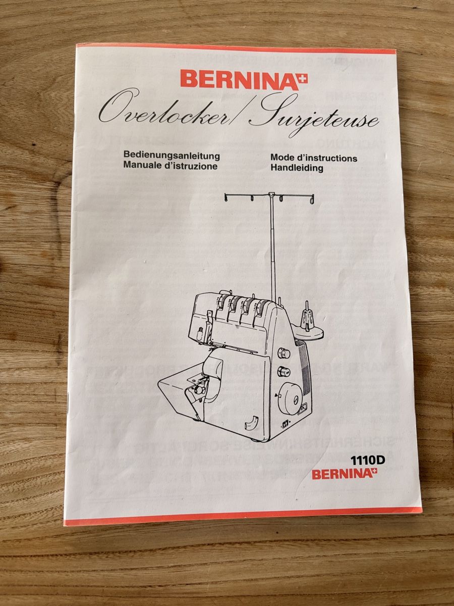 Bernina Macchine da cucire: Bernina 1110D Overlock Maschine – Usato da Dorf venduto da s_geiger01 2