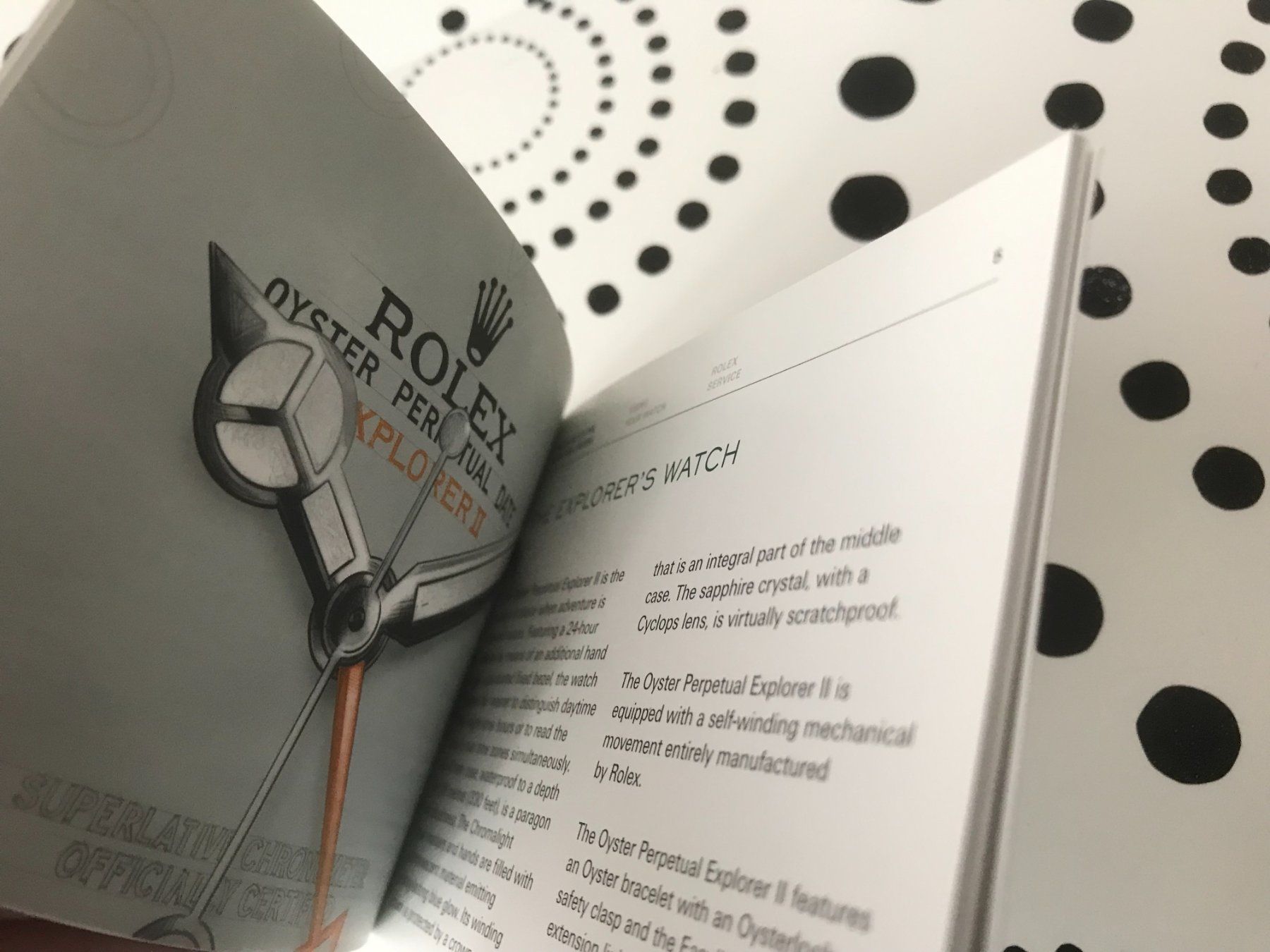 Documenti: ROLEX EXPLORER II - OPERATING INSTRUCTIONS - ENG !!! – Nuovo (secondo la descrizione) da Epalinges venduto da dream-watch 2