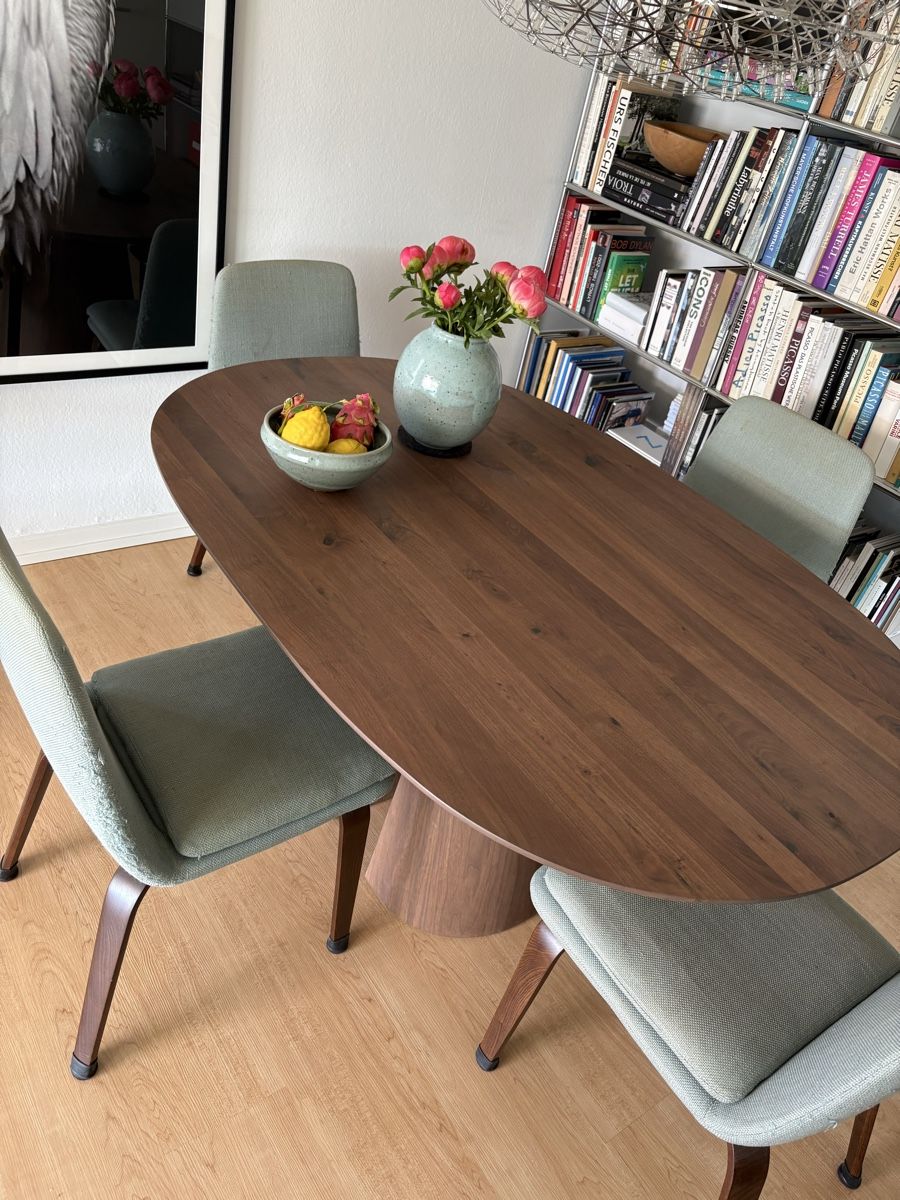 Minotti Sedie: Minotti Esszimmerstühle /Arson 4 Set, Farbe: 21 Celadon – Usato da Zollikon venduto da gse_bg2z