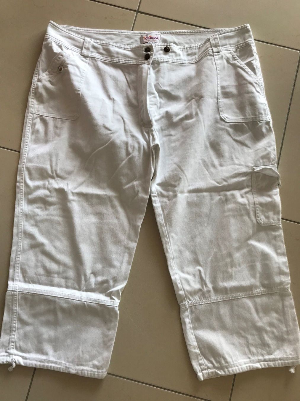 Hosen: Pantacourt  /  Hose 7/8  TOSCANE  -  T50 – Neu (gemäss Beschreibung) aus Arzier-Le Muids von WinT078