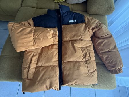 Winterjacke FSBN orange/schwarz Grösse M