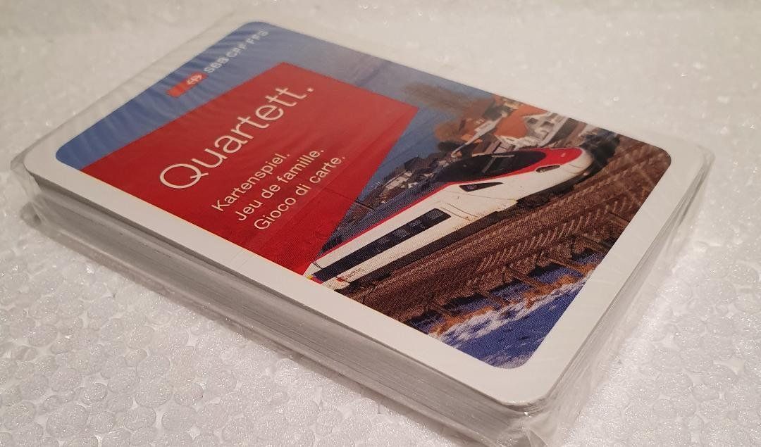 Giochi: SBB - CFF - FFS   -   Jeu de Famille Quartett – Nuovo e nell'imballaggio originale da Delémont venduto da Domdom1 8