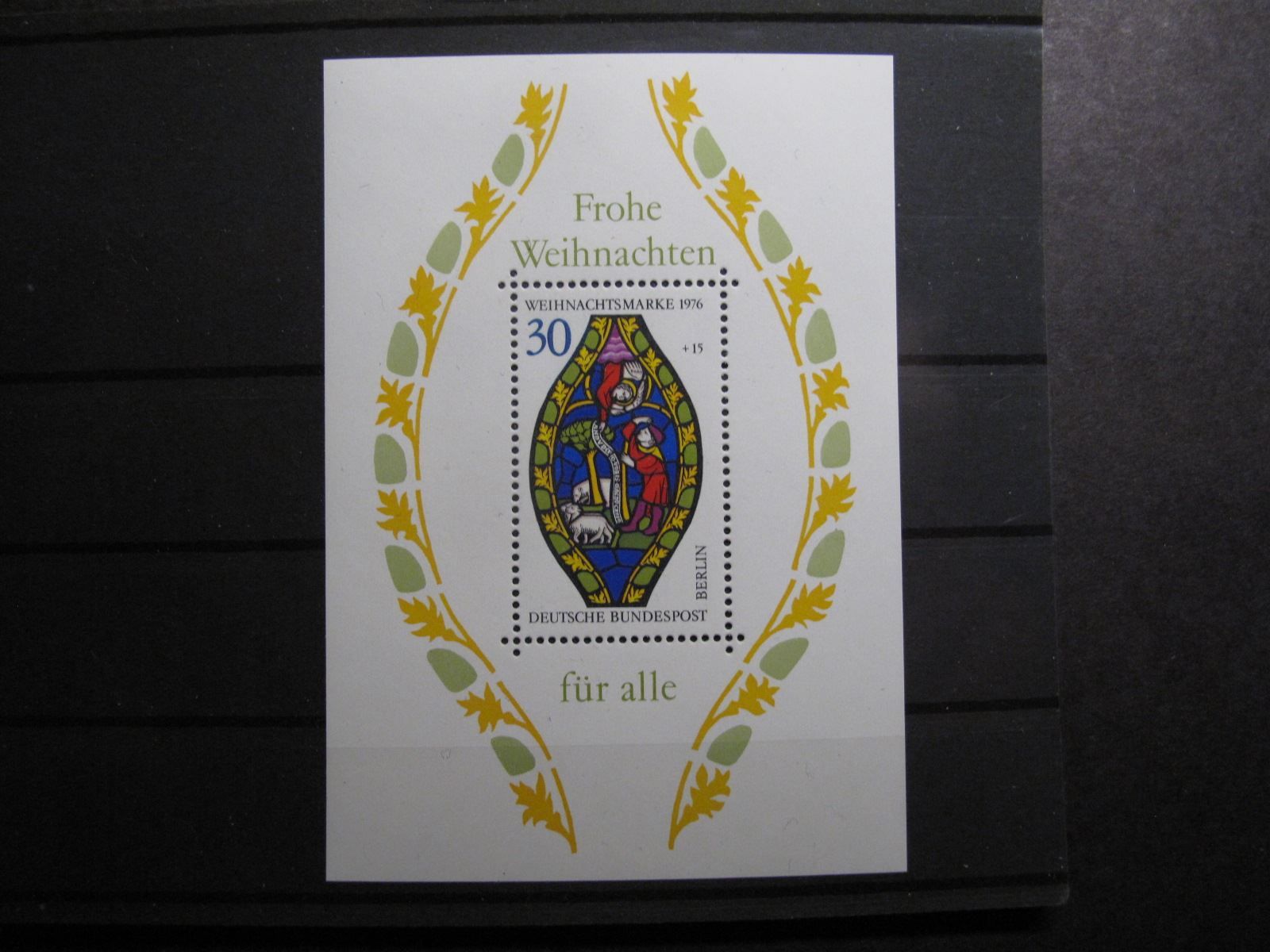 Tutti i francobolli: Berlin 1976 Weihnachten Block 5 ** – Usato da Wil SG venduto da fva01
