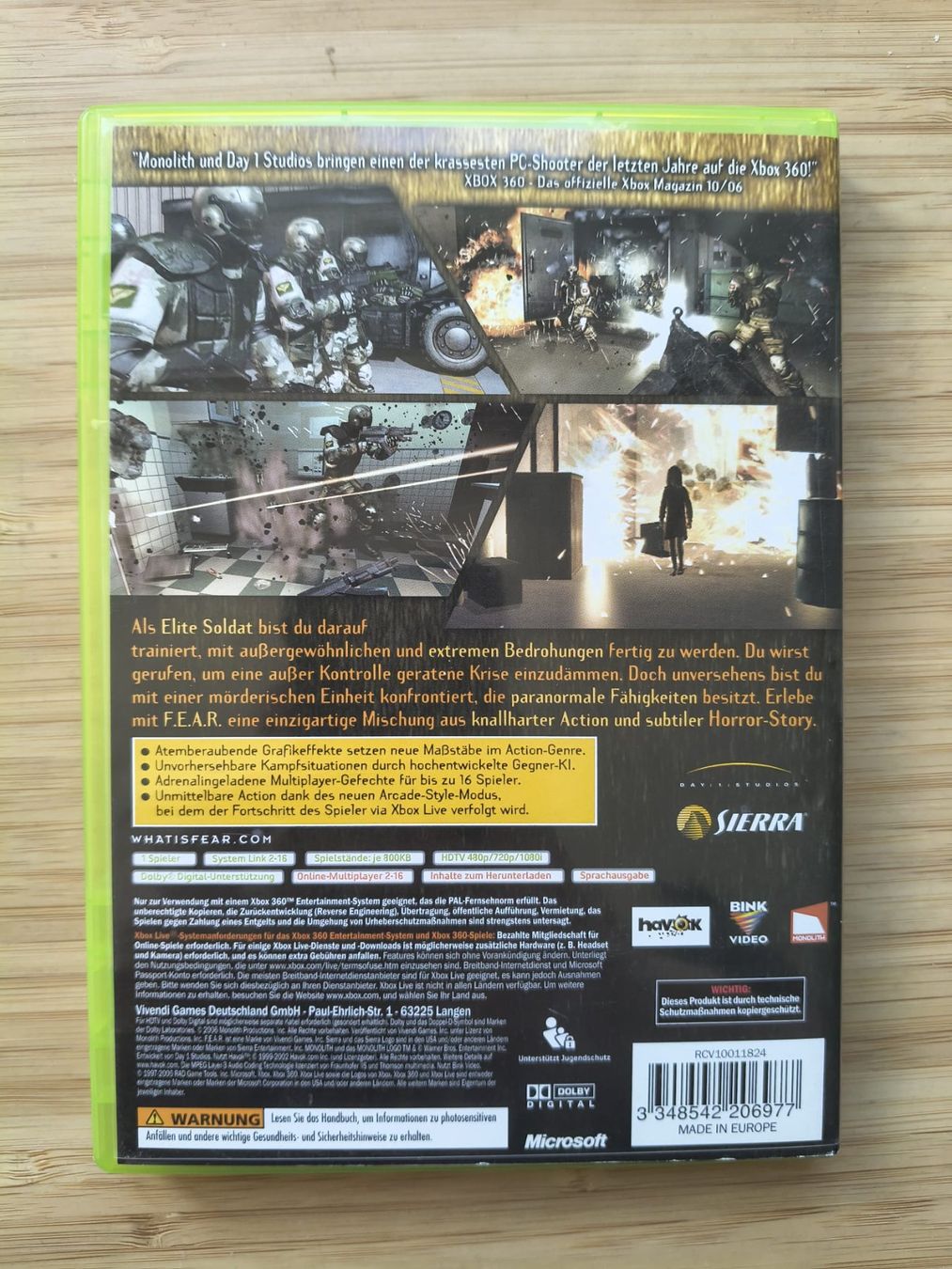 Giochi: F.E.A.R. - First Encounter Assault Recon (XBox 360) – Usato da Riedholz venduto da ste_96cd 1