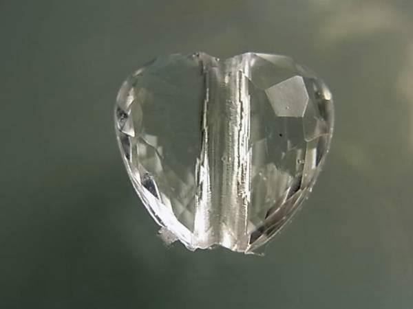 Perle (finte): Perlen transparent   Herz  14mm 4 Stück – Nuovo (secondo la descrizione) da Alpnachstad venduto da perlengaby