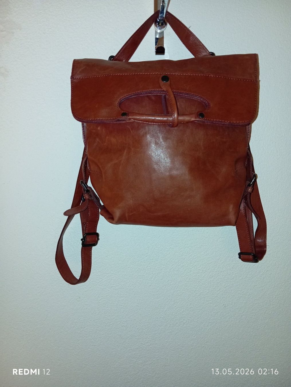 Zaini: Aunts & Uncles Leder- Rucksacktasche, weinrot – Usato da Ennetbaden venduto da abrso 9