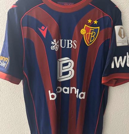 FC Basel Trikot 2025 mit Meisterbadge, Grösse L