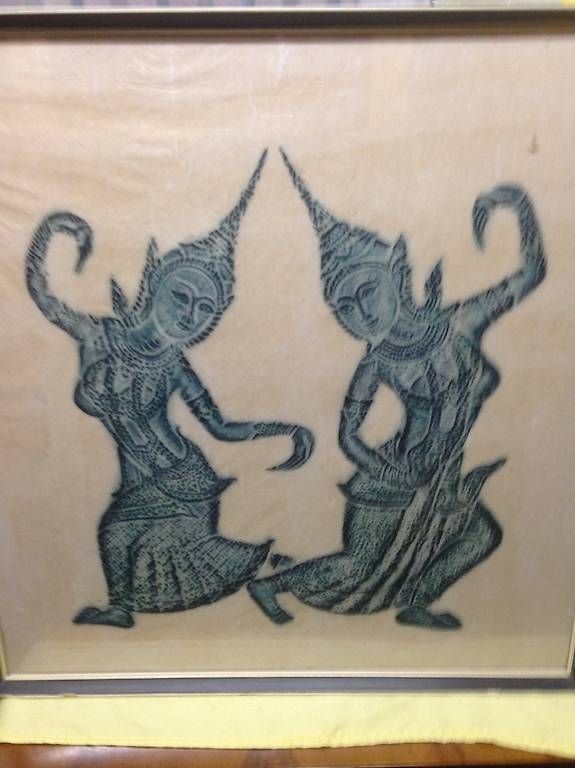 Dipinti: 2 Tableaux dimensions  56 cm/56 cm – Usato da Pully venduto da Ortensia2121
