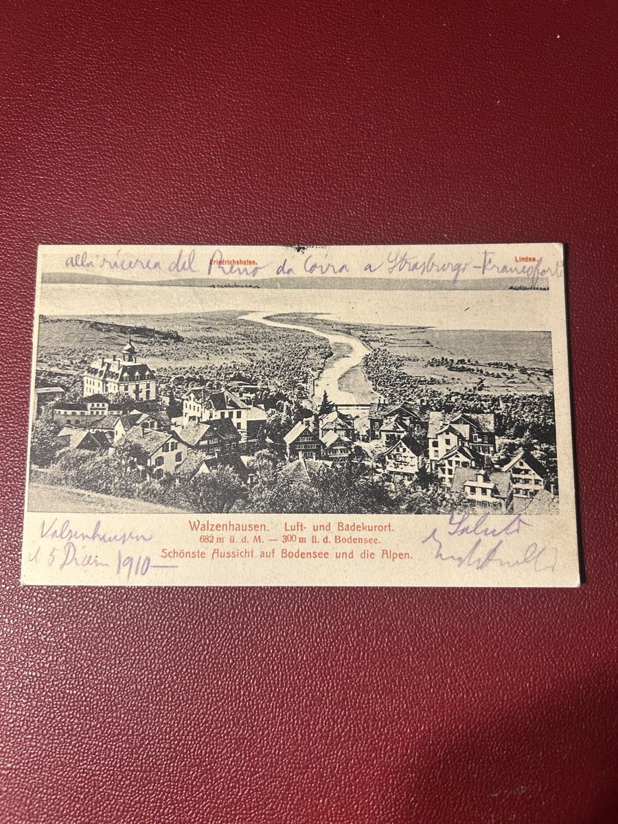 Ansichtskarten: Walzenhausen Luft und Badekurort 1910 – Gebraucht aus Breganzona von Milesbo