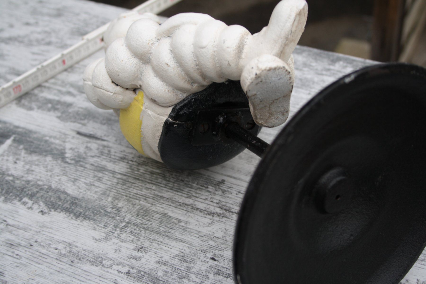 Michelin Statuette: MICHELIN MANN BIBENDUM EISEN – Usato da Wauwil venduto da Pneuedy 6