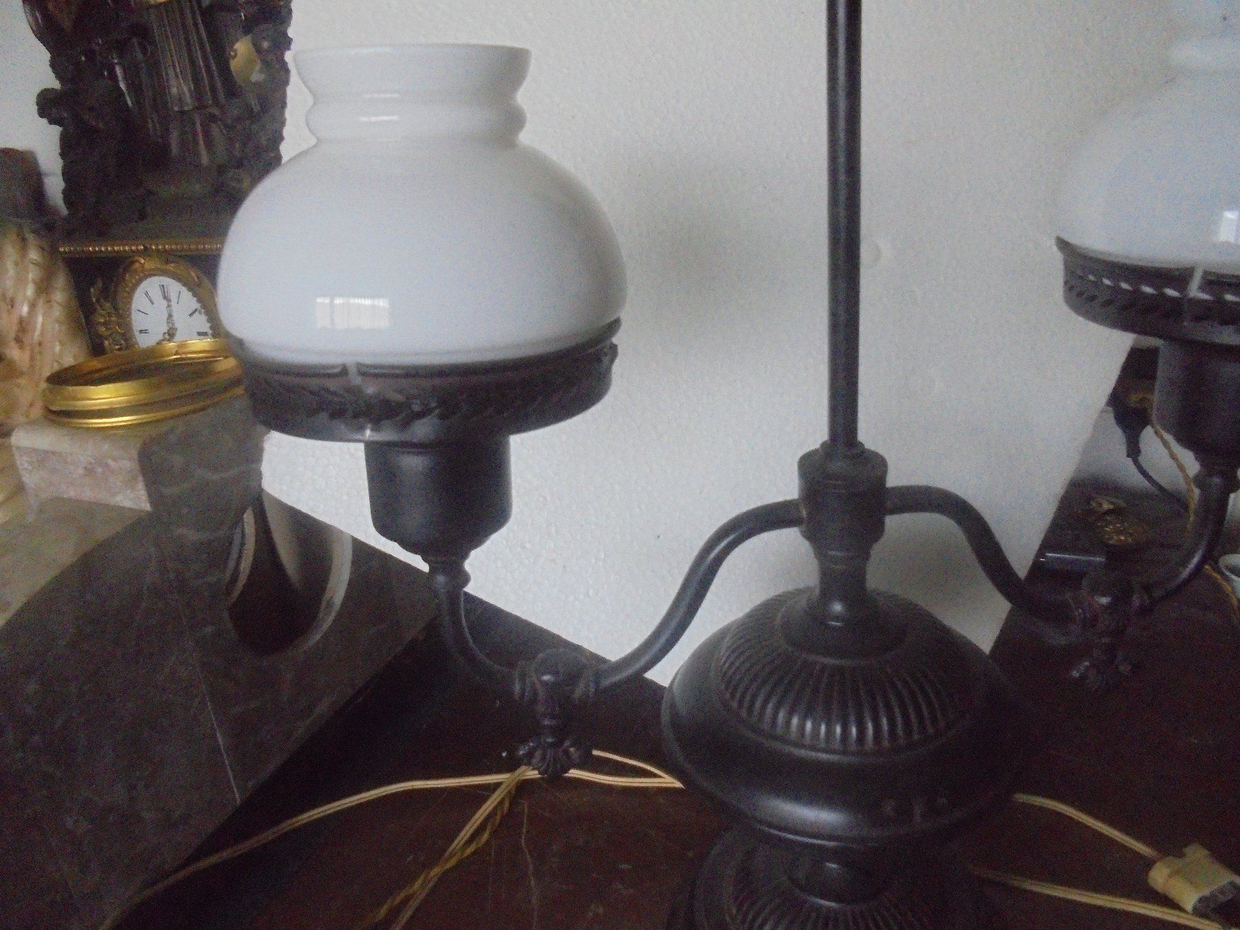 Lampade: Antike Tischlampe – Usato da Camorino venduto da Hunpete 2