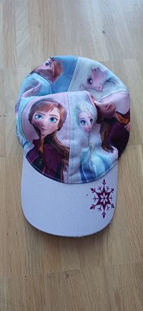 Kinder Kappe Frozen mit Schneeflocke 