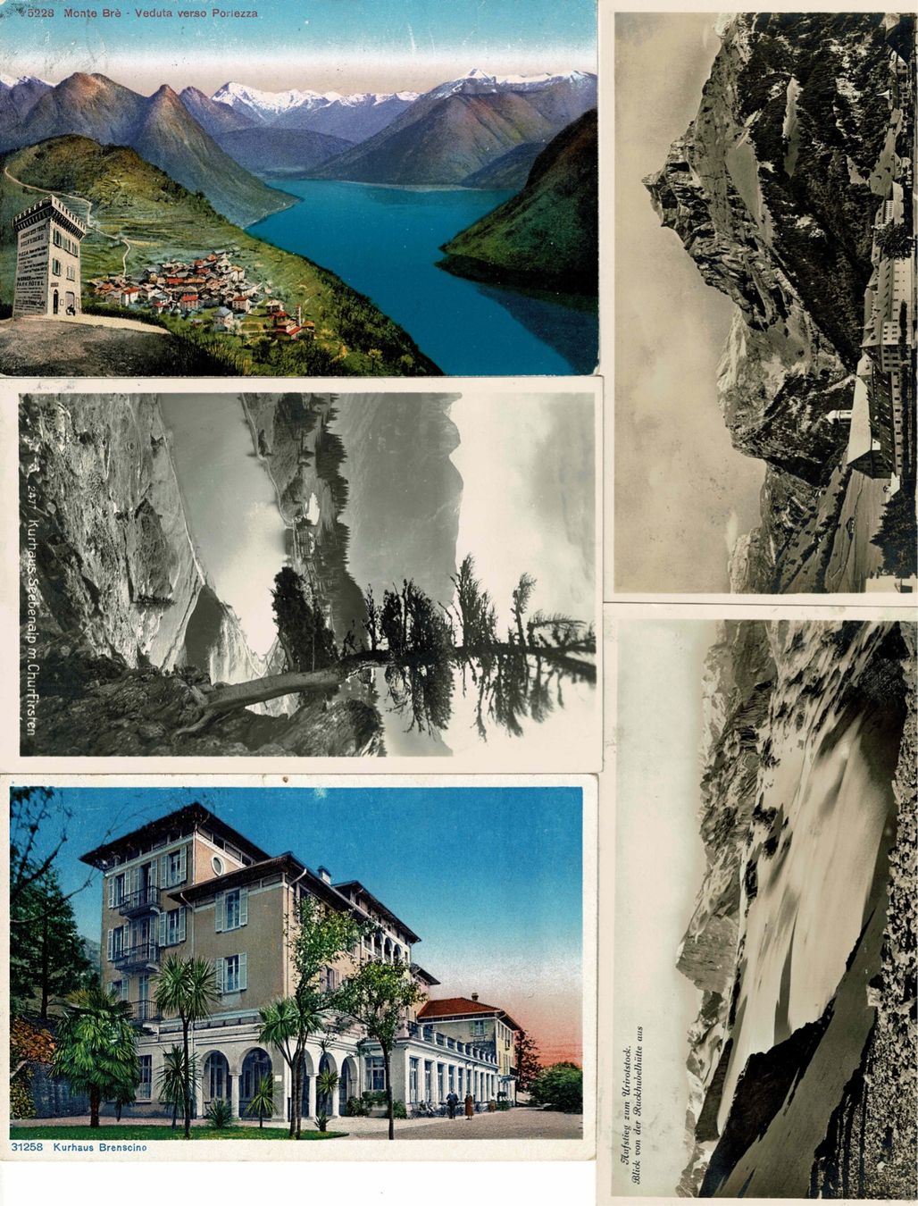 Cartoline postali: 7 Hotelpostkarten – Usato da Zürich venduto da Bierino 1