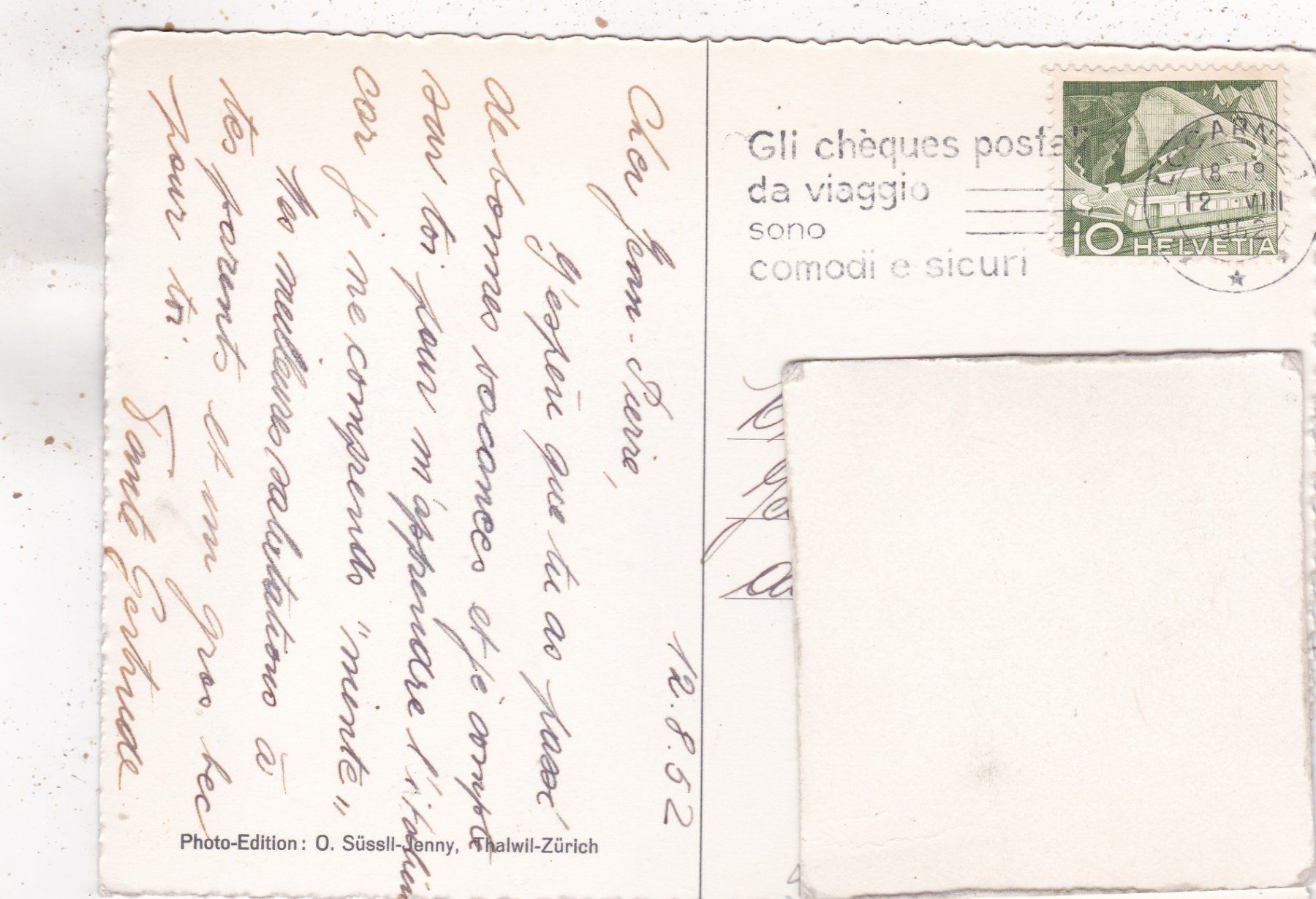Cartoline postali: Locarno Castello Visconti 1952 – Usato da Herisau venduto da Lisegrat2008 1