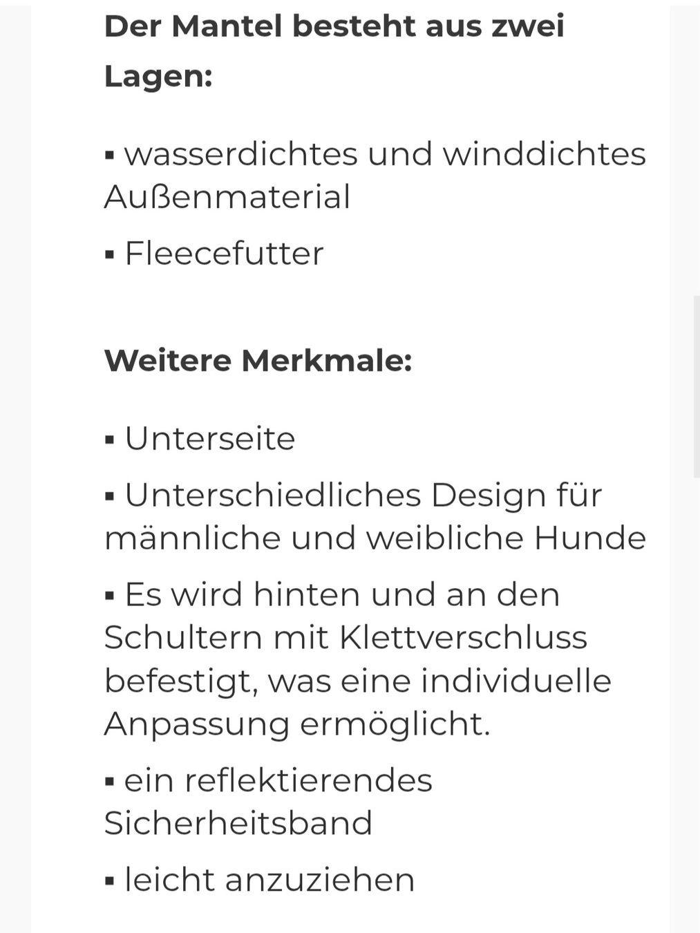 Abbigliamento: Dackel Winterhundemantel Pepper Petwear – Nuovo (secondo la descrizione) da Ottoberg venduto da Aladin80 7