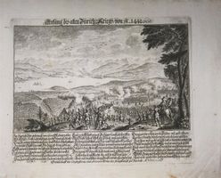Zürichsee   Kupferstich 1735
