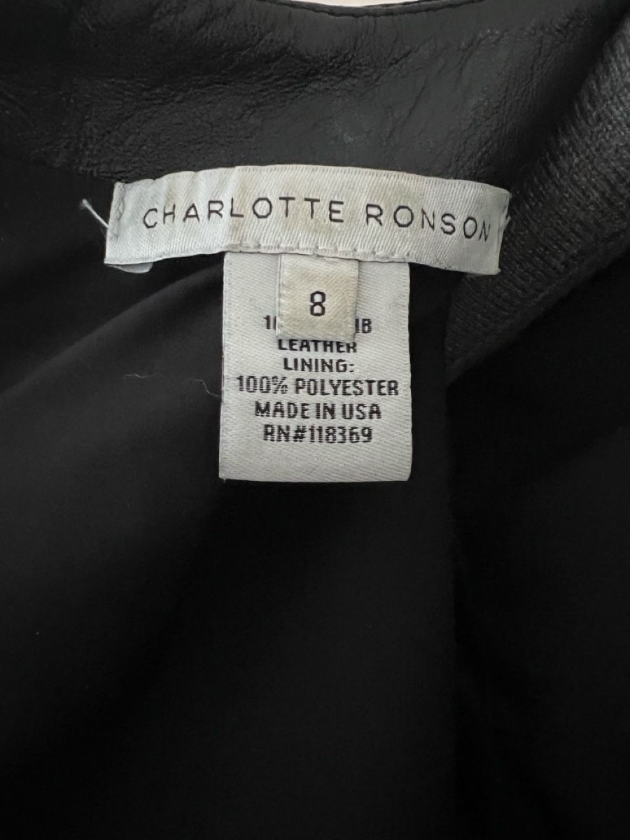 Top: Charlotte Ronson Leather Top, Size 8, Excellent Condition! – Usato da Zürich venduto da son_f7qw 3