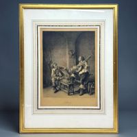 Jean-Louis-Ernest Meissonier (1815-1891) gravure ancienne