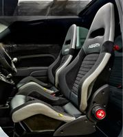 Sabelt sitze CARBON Alcantara Leder Fiat 500 595 Abarth