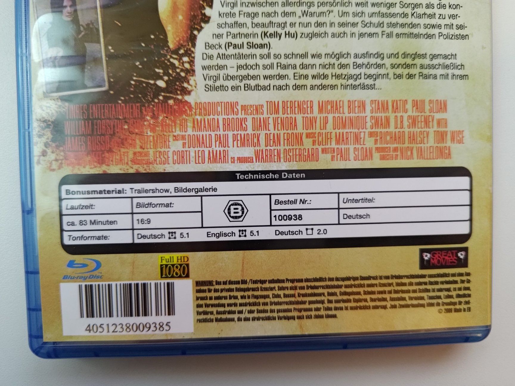Tutti i DVDs: Stiletto – Usato da Liestal venduto da Kratzilla 3