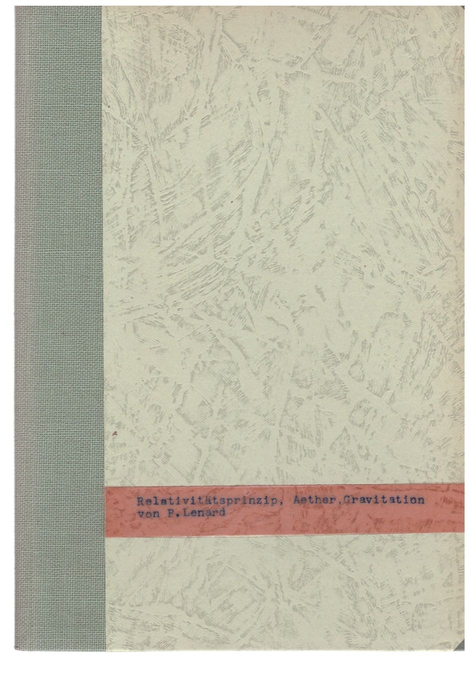 Libri: Relativitätsprinzip, Äther, Gravitation – Usato da Kreuzlingen venduto da 123peter