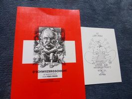 Schweizer-Geschichte,Febo Freier,handcoloriert/signiert!1991